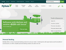 Tablet Screenshot of mystate.com.au
